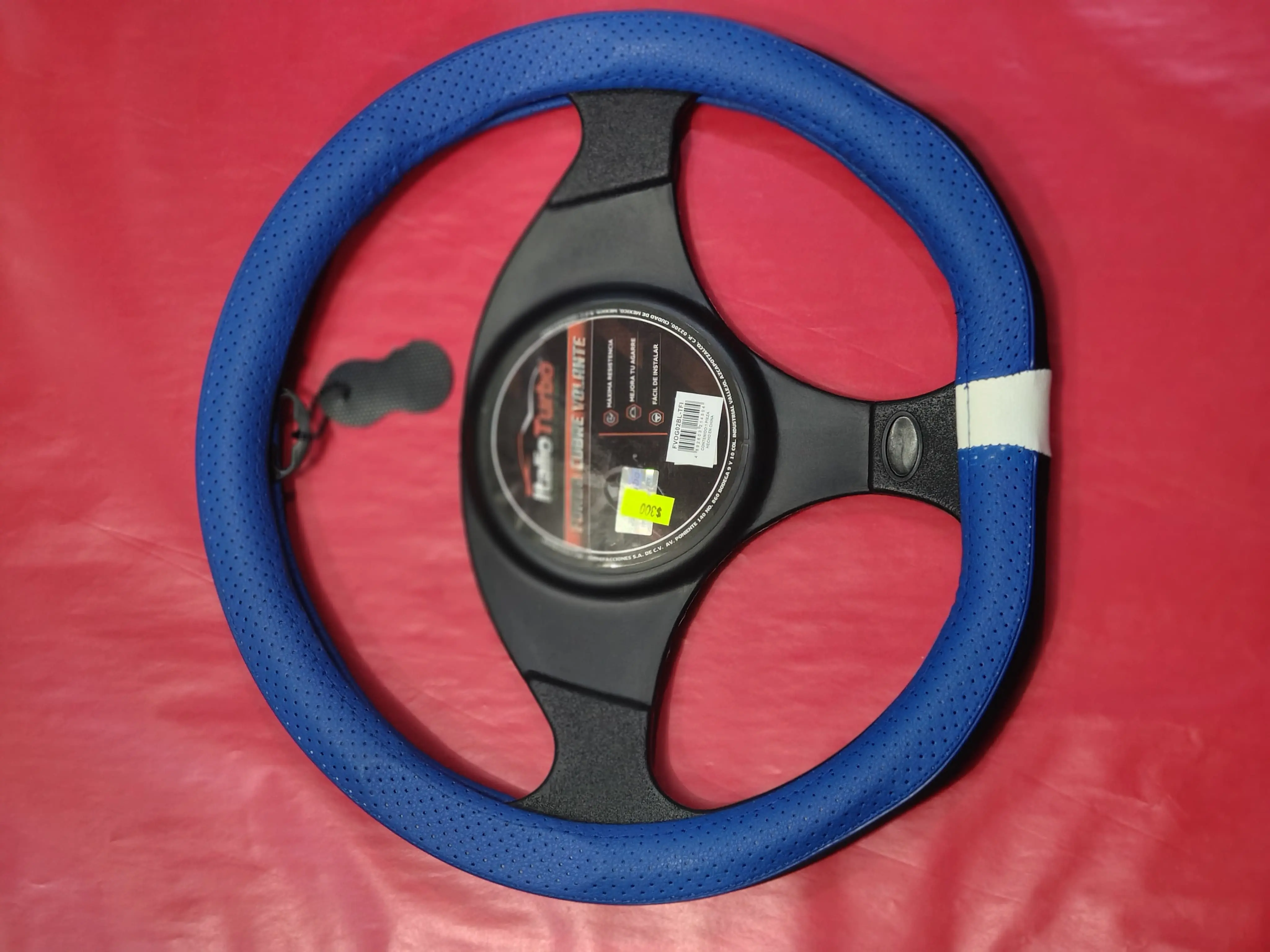 Cubrevolante de silicona antideslizante azul